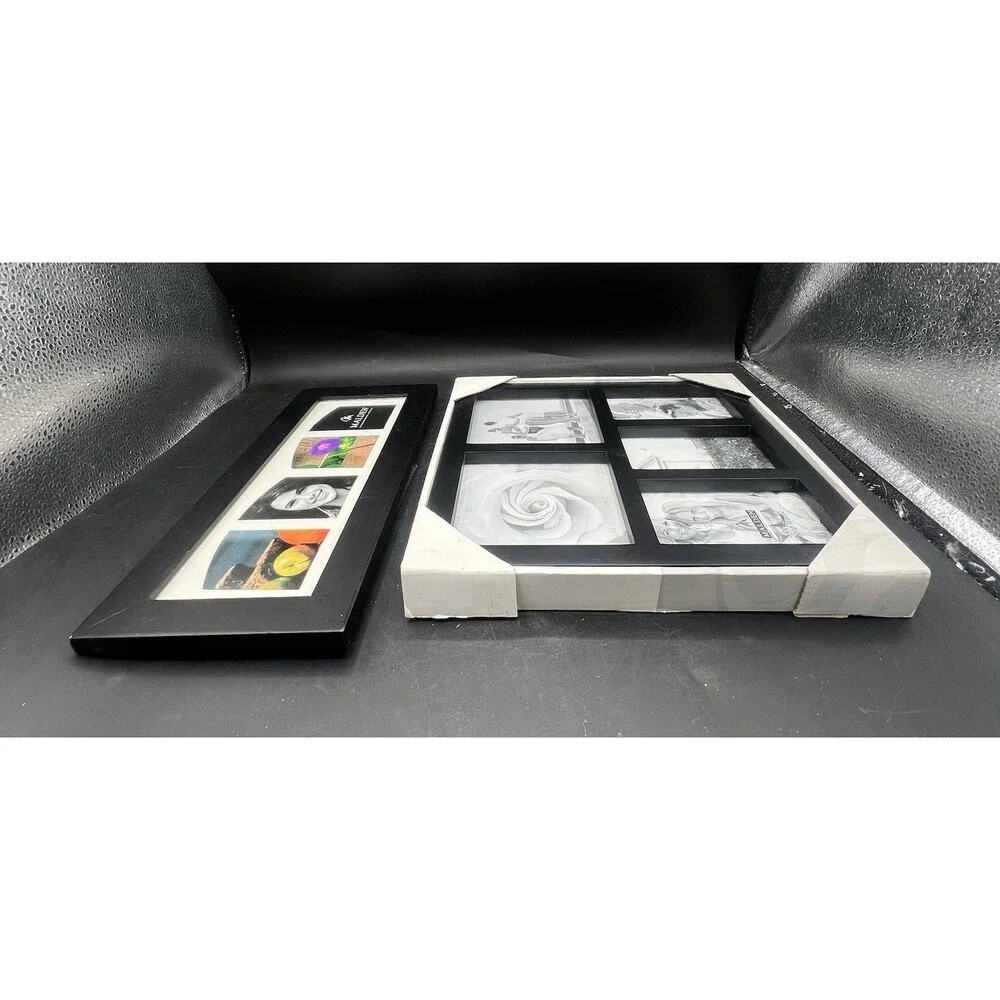 Malden Photo Frames, Black Matte – 2-Pack (1 New, 1 Pre-Loved)